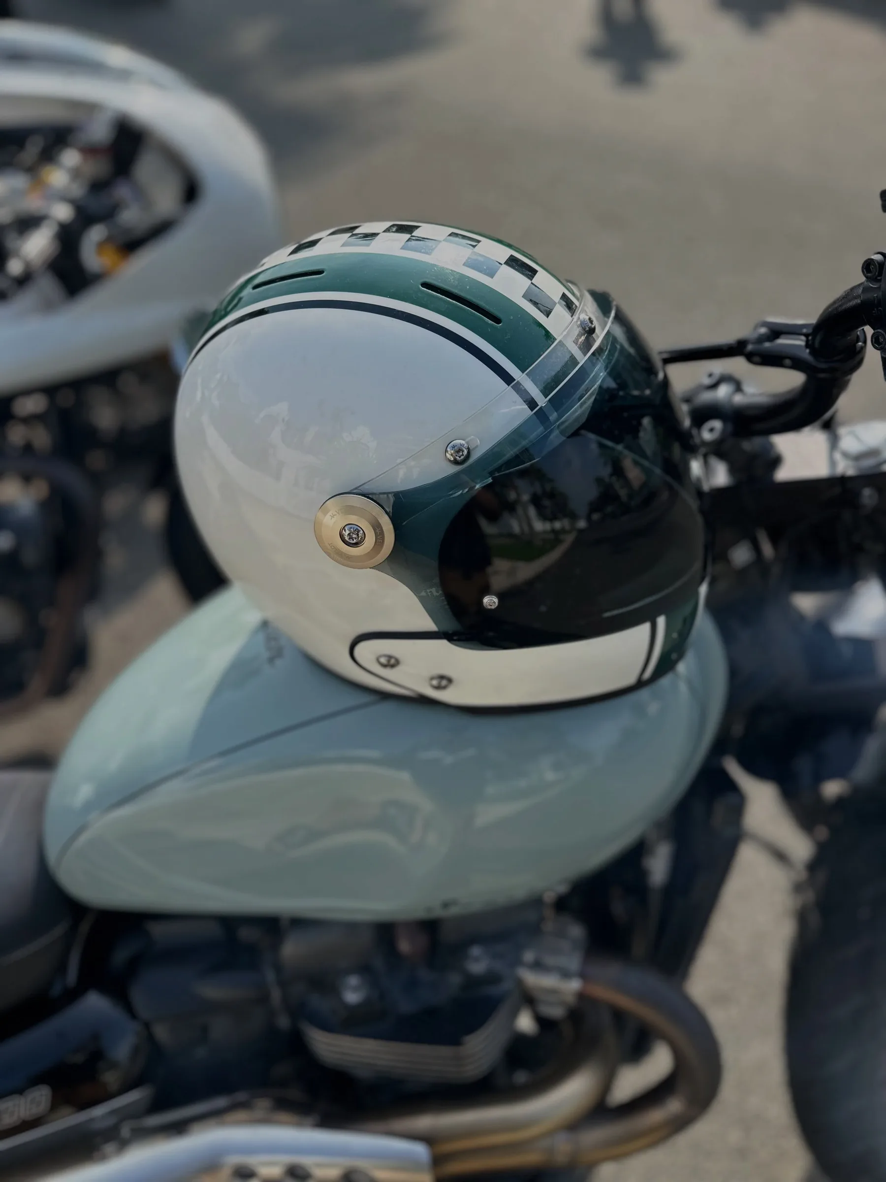 Before the first ride, check stability, retention and comfort with the complete helmet setup you intend to use.